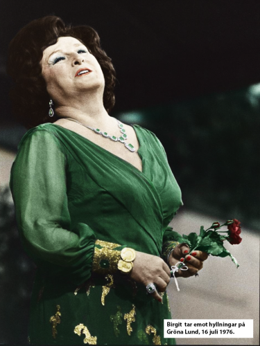 Birgit Nilsson på Gröna Lund Photo: Birgit Nilsson Museum